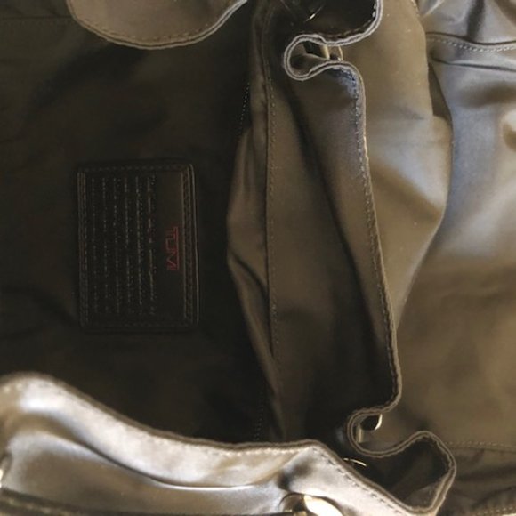 Tumi Voyager Nylon & Leather Backpack Black main image 13